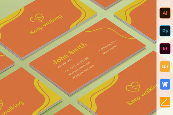 Dog Walker Business Card