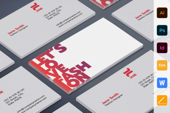Fashion Designer Business Card