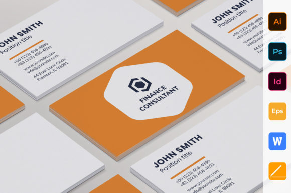 Finance Consultant Business Card