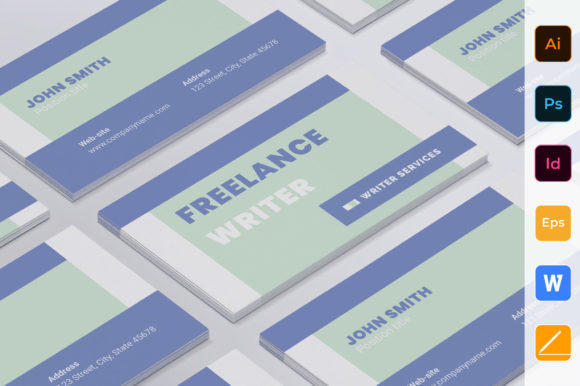 Freelance Writer Business Card