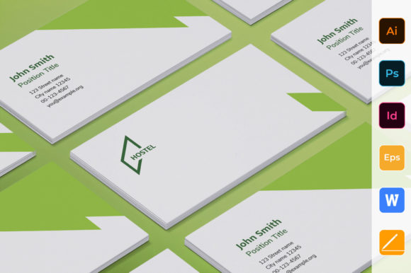 Hostel Business Card: Professional and Customizable