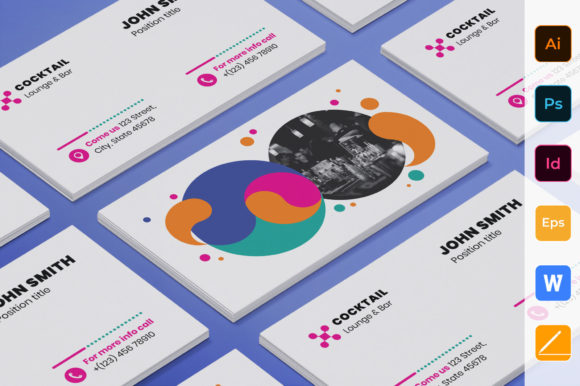 Lounge Bar Business Card: Professional Design Made Easy
