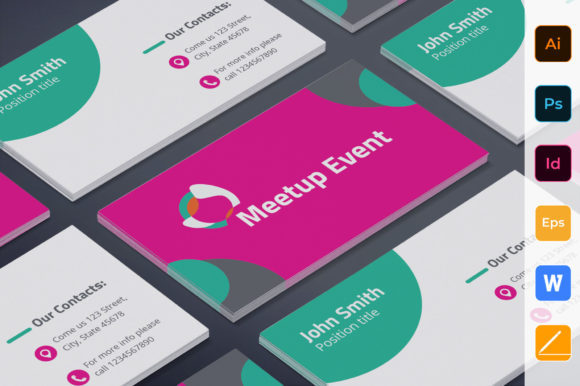 Meetup Event Business Card