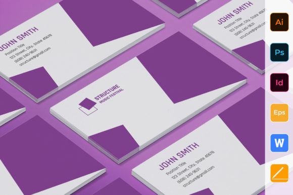 Music Festival Business Card: A Professional Tool for Creative Professionals