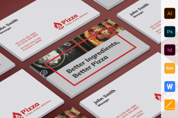 Pizza Business Card: Professional Design Made Easy