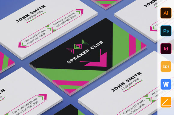 Speaker Business Card: A Smart Choice for Professional Communication