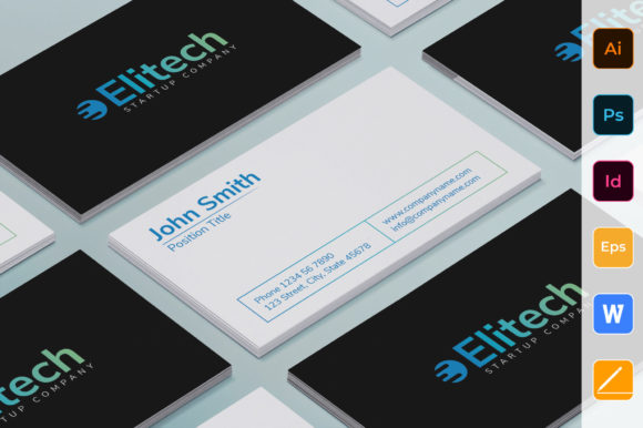 Tech Startup Business Card