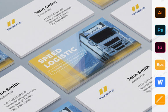 Trucking Logistics Business Card